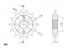 Front sprocket SUPERSPROX CST-1042:15 15T, 520