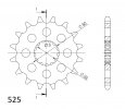 Front sprocket SUPERSPROX CST-1183:18 18T, 525