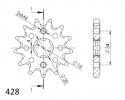 Front sprocket SUPERSPROX CST-1263:13 13T, 428