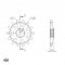 Front sprocket SUPERSPROX 14T, 420
