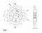 Front sprocket SUPERSPROX 16T, 525