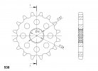 Front sprocket SUPERSPROX CST-423:18 18T, 530