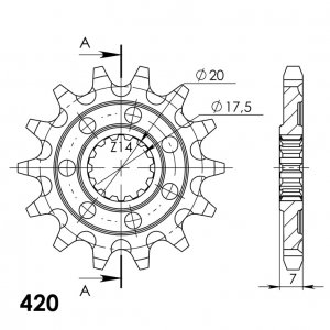 Front sprocket SUPERSPROX