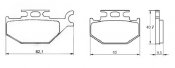 Brake pads ACCOSSATO AGPA113 OR