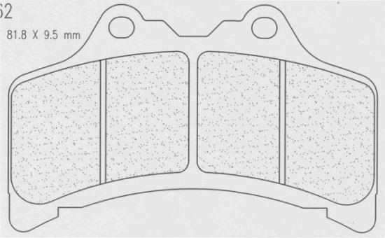 Brake pads CL BRAKES 2362 A3+