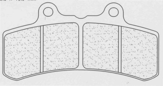 Brake pads CL BRAKES 2369 A3+