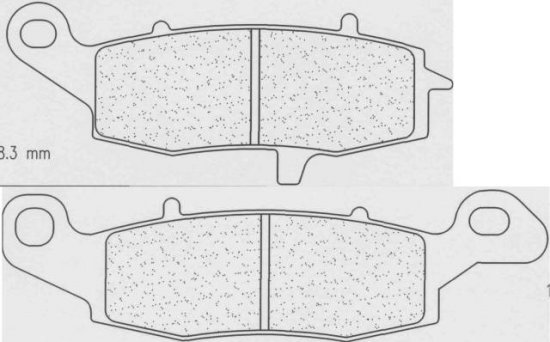 Brake pads CL BRAKES 2383 C60 (C59)