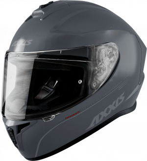 FULL FACE helmet AXXIS DRAKEN ABS solid grey matt S