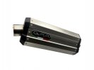 Slip-on exhaust GPR E4.BM.107.DNTIT DUNE Brushed Titanium including removable db killer and link pipe