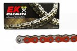 Motocross racing chain EK 520 MRD7 120 L Orange/Silver