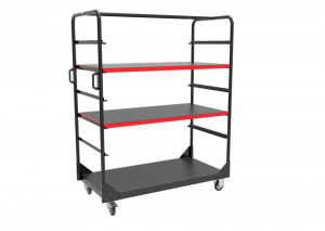 Fairing trolley with 3 shelves LV8 red