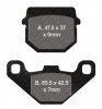 Brake pads EBC SFA083