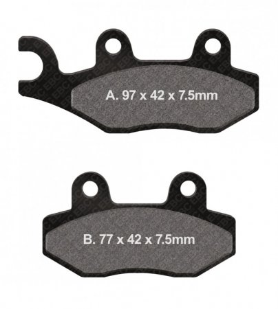 Brake pads EBC for KAWASAKI KX 500 (1989-1993)