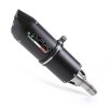 Slip-on exhaust GPR A.5.FUNE FURORE Matte Black including removable db killer and link pipe