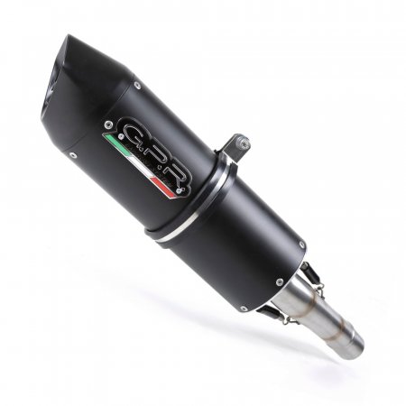 Slip-on exhaust GPR A.63.FUNE FURORE Matte Black including removable db killer and link pipe