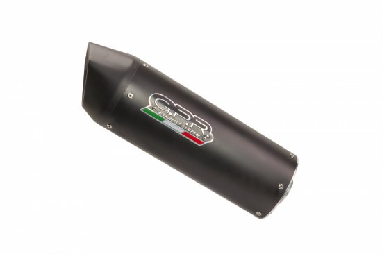 Bolt-on silencer GPR K.22.FUNE FURORE Matte Black including removable db killer