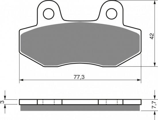 Brake pads GOLDFREN 011 AD  STREET