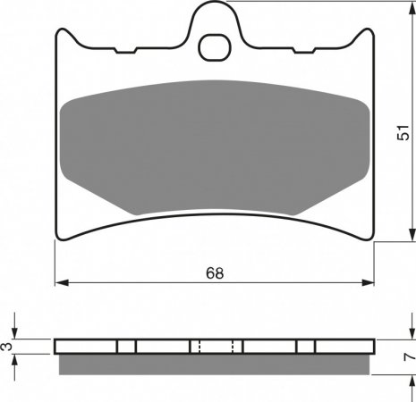 Brake pads GOLDFREN 019 AD  STREET