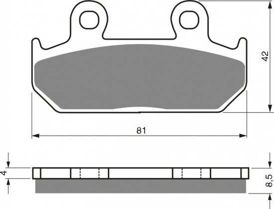 Brake pads GOLDFREN 025 S3