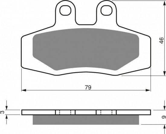 Brake pads GOLDFREN 026 K1