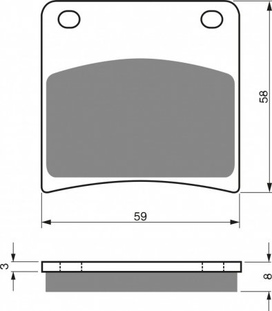 Brake pads GOLDFREN 027 S3