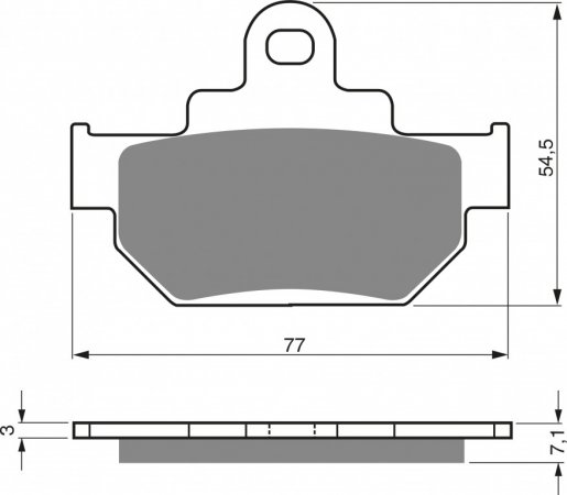 Brake pads GOLDFREN 030 AD  OFF-ROAD FRONT