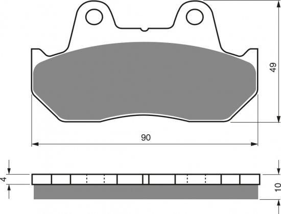 Brake pads GOLDFREN 050 AD  STREET