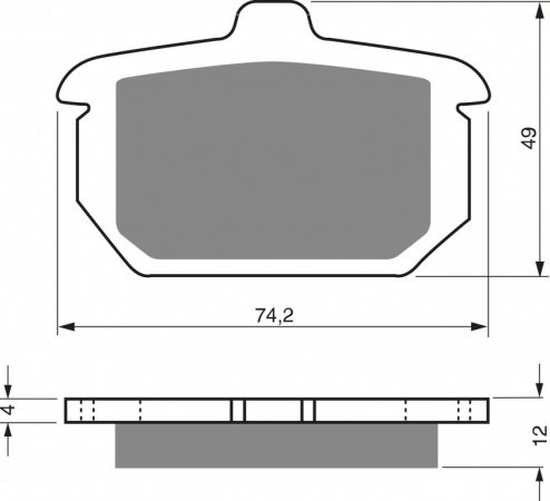 Brake pads GOLDFREN 058 S3