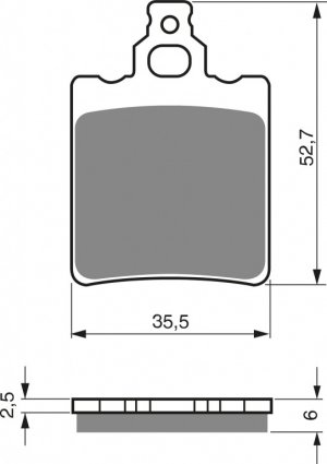 Brake pads GOLDFREN K1