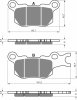 Brake pads GOLDFREN 377 S33 OFF-ROAD REAR