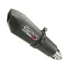 Slip-on exhaust GPR E4.KT.202.GPAN.BLT GP EVO4 Titanium Matte Black including removable db killer, link pipe and catalyst