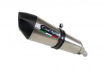 Slip-on exhaust GPR CAN.1.CAT.GPAN.TO GPE ANN. Brushed Titanium including removable db killer, link pipe and catalyst