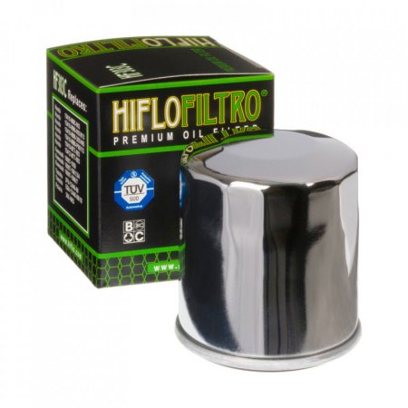 Oil filter HIFLOFILTRO Chrome for KAWASAKI Z 1000 (2007-2020)