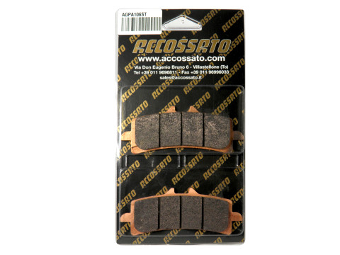 Brake pads ACCOSSATO AGPA106 ST