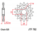 Front sprocket JT JTF 782-16 16T, 525