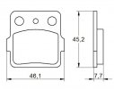 Brake pads ACCOSSATO AGPA111 OR