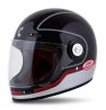 Full face helmet CASSIDA Fibre Jawa Sport black/ silver/ red XS