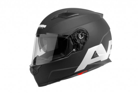 Full face helmet CASSIDA APEX VISION black matt/ grey reflex S for KAWASAKI ZZR 1400