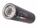Slip-on exhaust GPR A.2.M3.PP M3 Brushed Stainless steel including removable db killer and link pipe