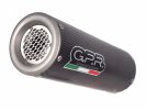 Slip-on exhaust GPR E.A65.CAT.M3.PP M3 Brushed Stainless steel including removable db killer, link pipe and catalyst