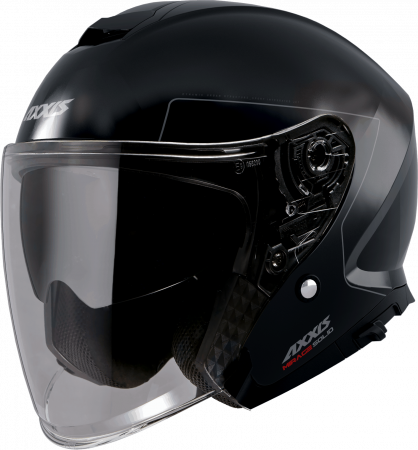 JET helmet AXXIS MIRAGE SV ABS solid black matt S for BETA RR 350