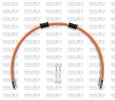 Rear brake hose kit Venhill KAW-2010RS-OR POWERHOSEPLUS (1 hose in kit) Orange hoses, stainless steel fittings