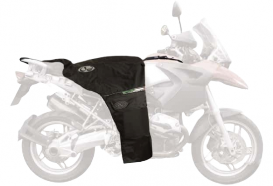 Legs cover PUIG RAINCOAT black for KAWASAKI ZZR 1400