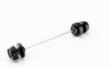 Axle sliders PUIG 20059N PHB19 black without color caps, rear