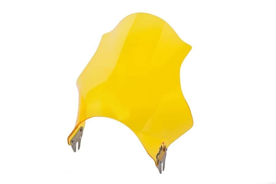 Windshield PUIG 4120G TRACK yellow universal