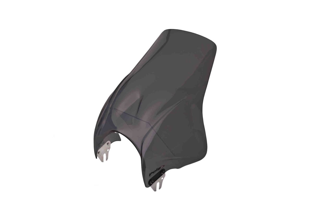 Windshield PUIG 4620F PLUS dark smoke universal