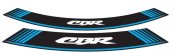 Rim strip PUIG 5524A CBR blue set of 8 rim strips