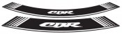 Rim strip PUIG 5524B CBR white set of 8 rim strips