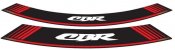 Rim strip PUIG 5524R CBR red set of 8 rim strips