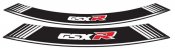 Rim strip PUIG 5525B GSXR white set of 8 rim strips